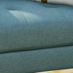 Fauteuil club en tissu capitonné de style Mid-Century - Gris anthracite et naturel / Gris / Beige / Bleu, une place