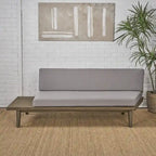 Christopher Knight Home Eulah Canapé en bois et tissu minimaliste, côté gauche