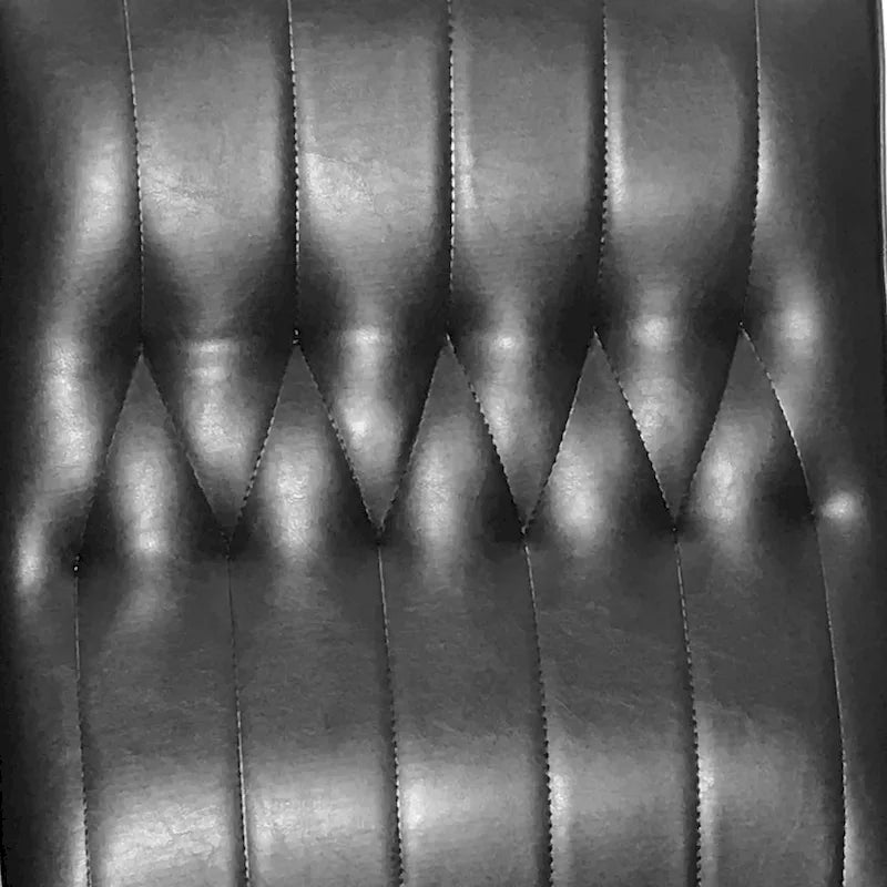 Fauteuil d'appoint Mid-Century Modern, blanc neige / noir mat + noyer, une place