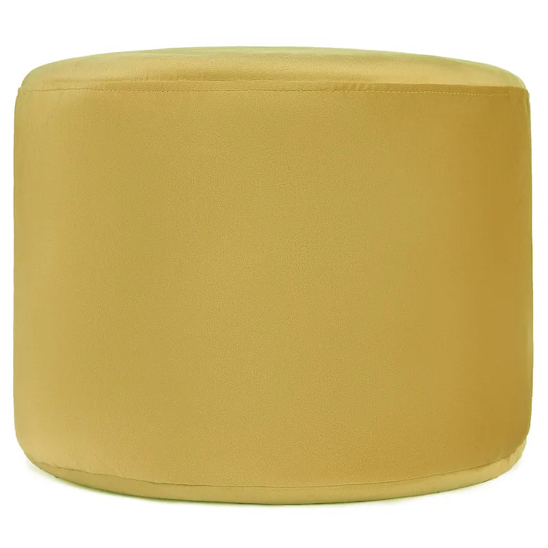 Pouf rond en velours – Plusieurs couleurs – Siège individuel