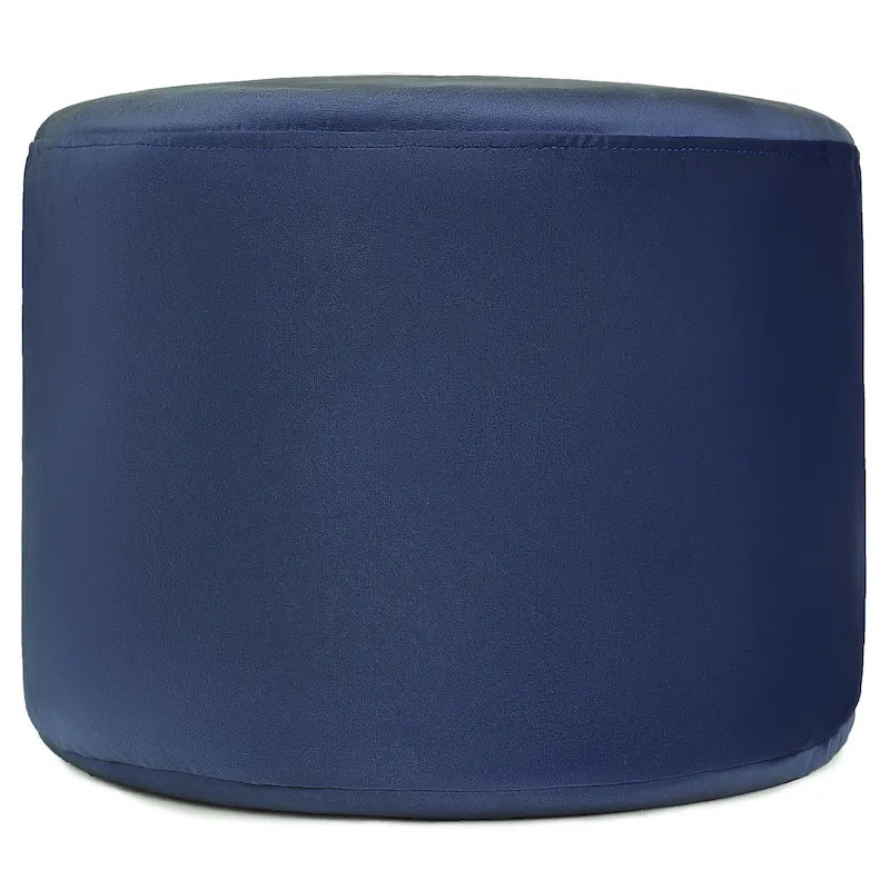 Pouf rond en velours – Plusieurs couleurs – Siège individuel