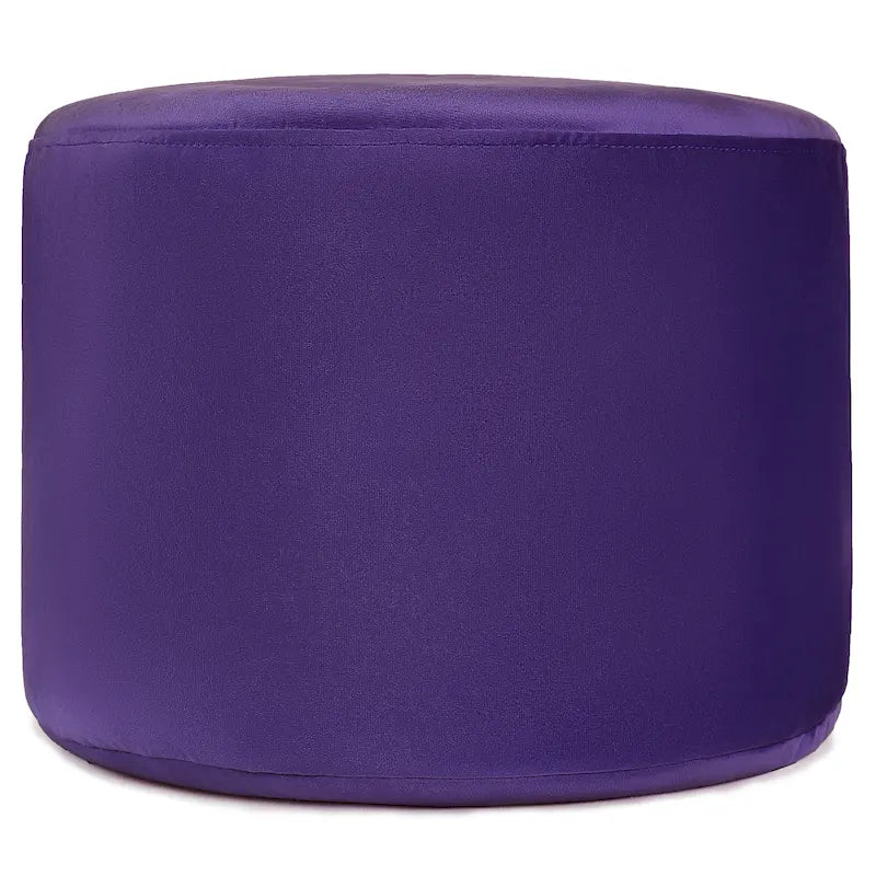 Pouf rond en velours – Plusieurs couleurs – Siège individuel
