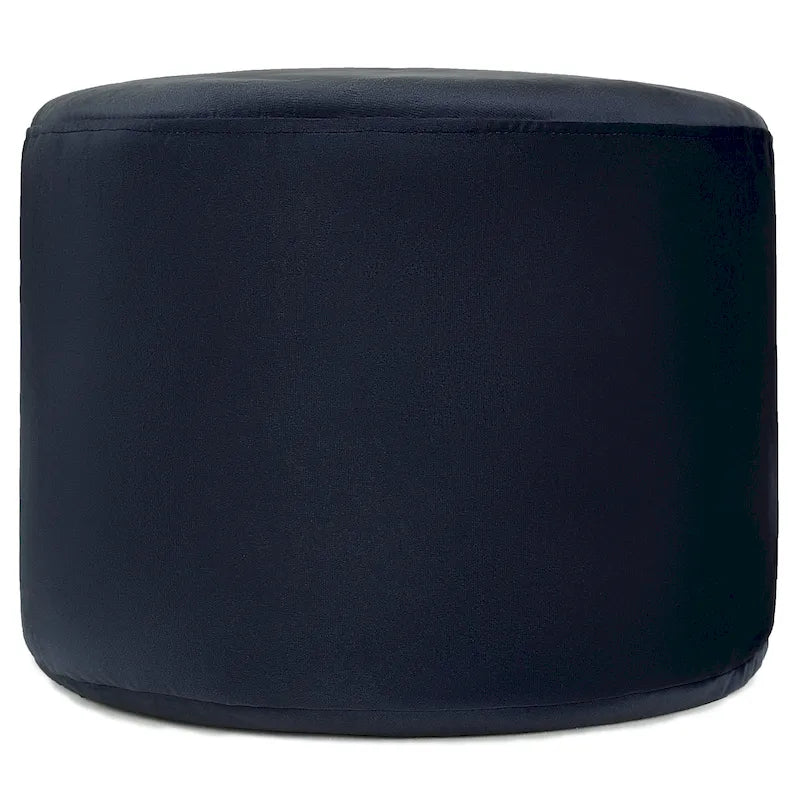 Pouf rond en velours – Plusieurs couleurs – Siège individuel