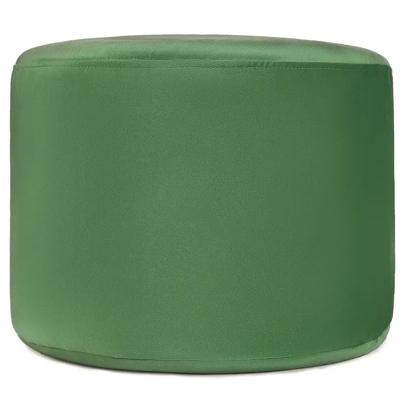 Pouf rond en velours – Plusieurs couleurs – Siège individuel