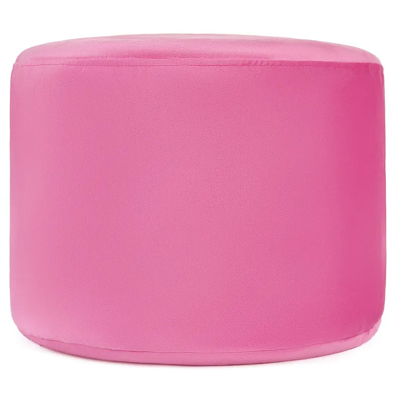 Pouf rond en velours – Plusieurs couleurs – Siège individuel