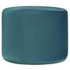 Pouf rond en velours – Plusieurs couleurs – Siège individuel