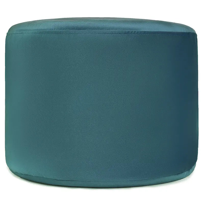 Pouf rond en velours – Plusieurs couleurs – Siège individuel