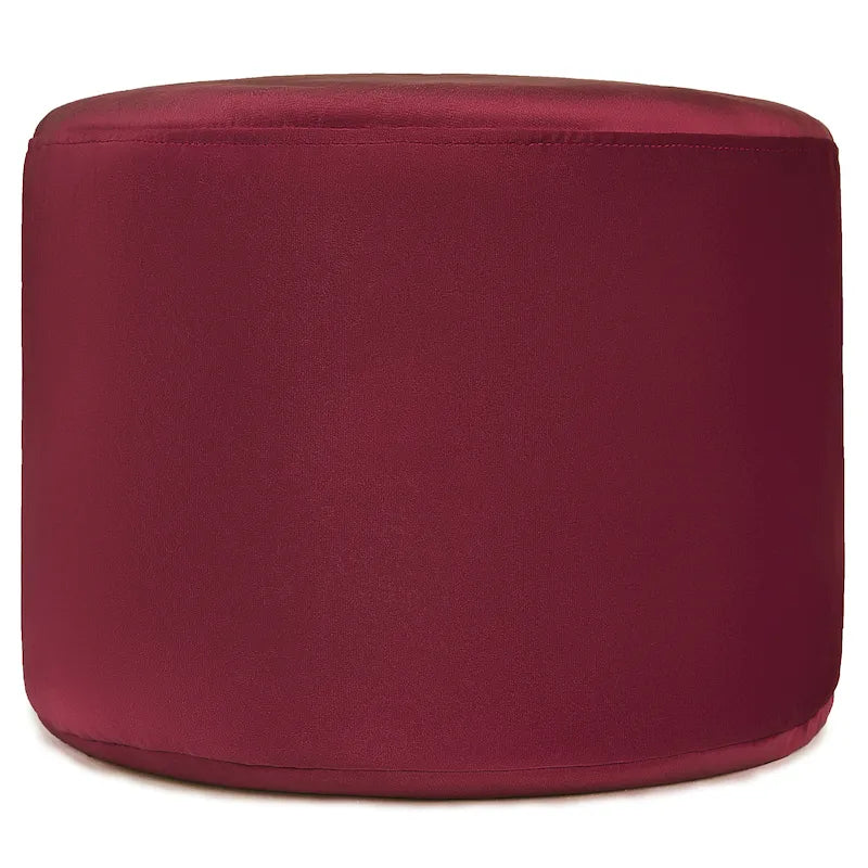 Pouf rond en velours – Plusieurs couleurs – Siège individuel