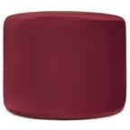 Pouf rond en velours – Plusieurs couleurs – Siège individuel