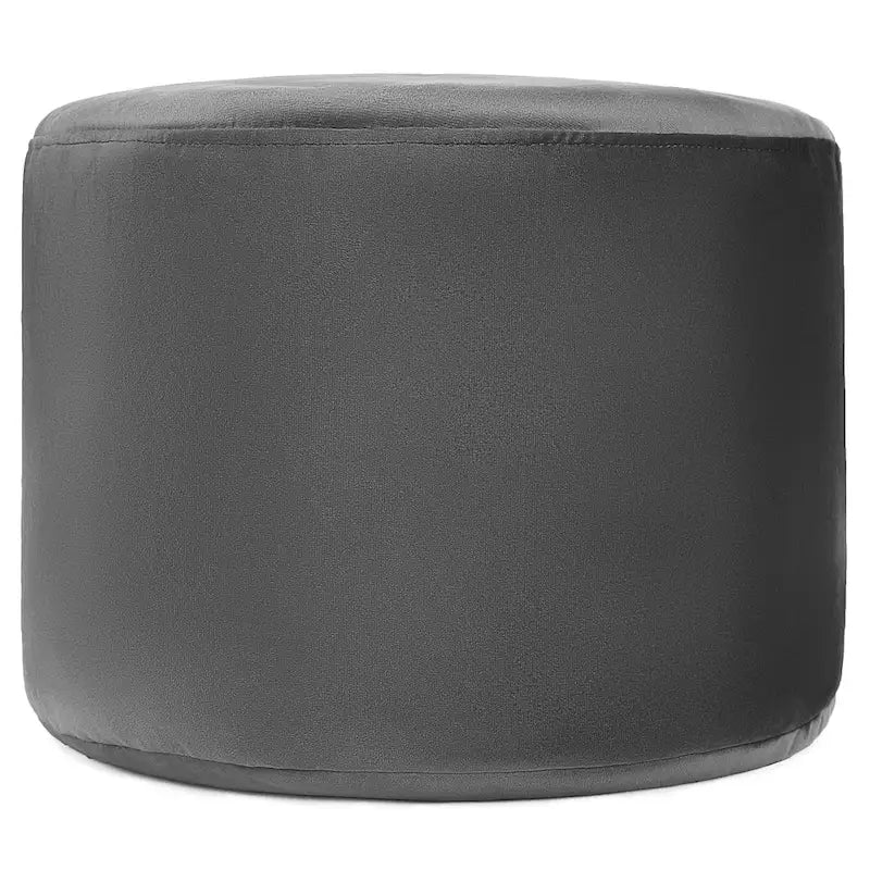 Pouf rond en velours – Plusieurs couleurs – Siège individuel