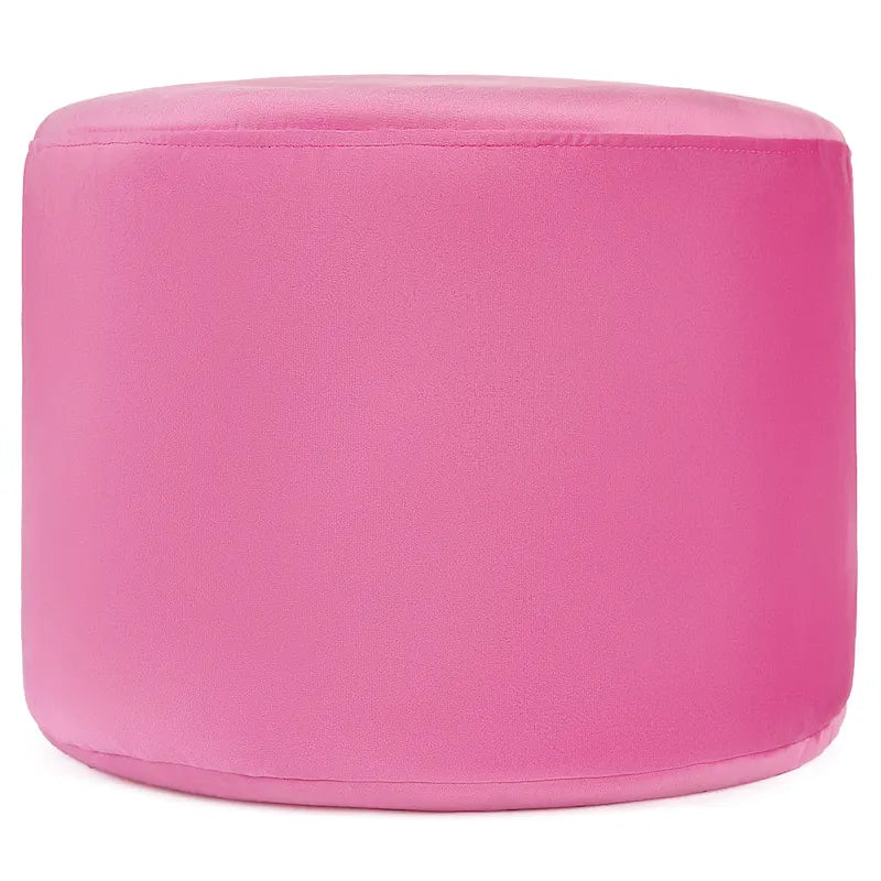 Pouf rond en velours – Plusieurs couleurs – Siège individuel