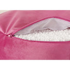 Pouf rond en velours – Plusieurs couleurs – Siège individuel