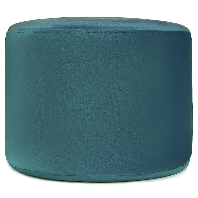Pouf rond en velours – Plusieurs couleurs – Siège individuel
