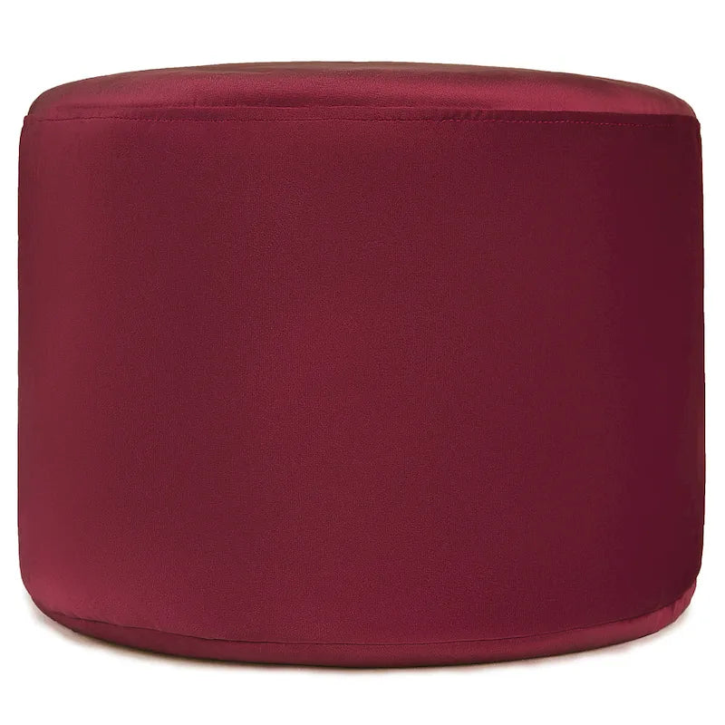 Pouf rond en velours – Plusieurs couleurs – Siège individuel