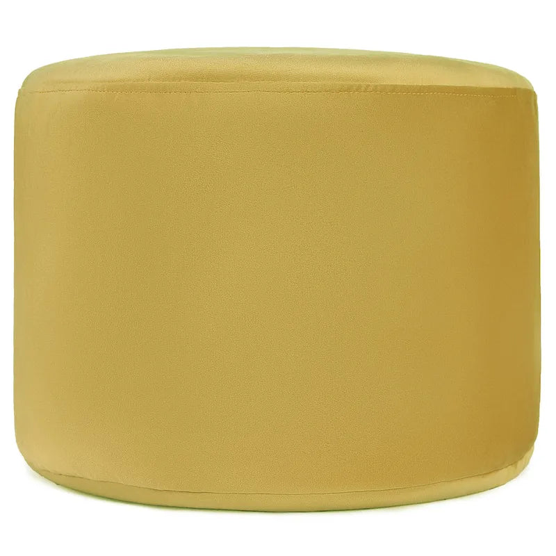 Pouf rond en velours – Plusieurs couleurs – Siège individuel