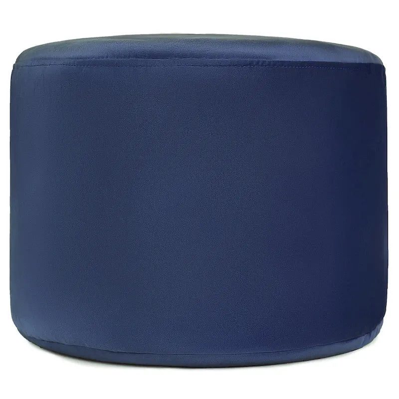Pouf rond en velours – Plusieurs couleurs – Siège individuel