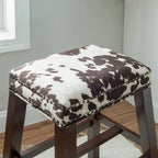 Tabouret de bar imprimé vache Ian Brown