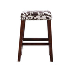 Tabouret de bar imprimé vache Ian Brown