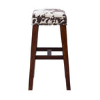 Tabouret de bar imprimé vache Ian Brown