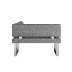 Coin repas réversible Somette Gene gris foncé - 48.81 X 71.25 X 33.46
