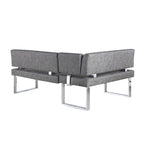 Coin repas réversible Somette Gene gris foncé - 48.81 X 71.25 X 33.46