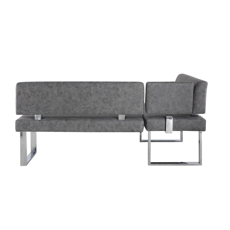 Coin repas réversible Somette Gene gris foncé - 48.81 X 71.25 X 33.46