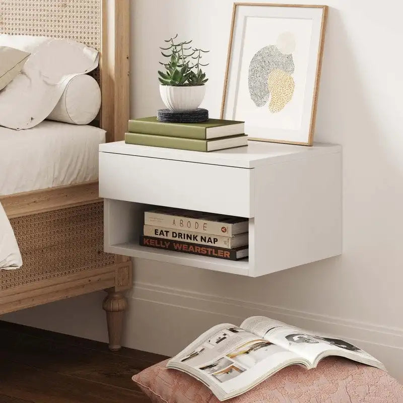 Table de chevet flottante moderne