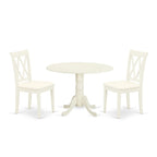 East West Furniture – Ensemble de salle à manger – Une table de salle à manger et des chaises de salle à manger – (Option finition et pièces)