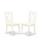 East West Furniture – Ensemble de salle à manger – Une table de salle à manger et des chaises de salle à manger – (Option finition et pièces)