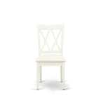 East West Furniture – Ensemble de salle à manger – Une table de salle à manger et des chaises de salle à manger – (Option finition et pièces)