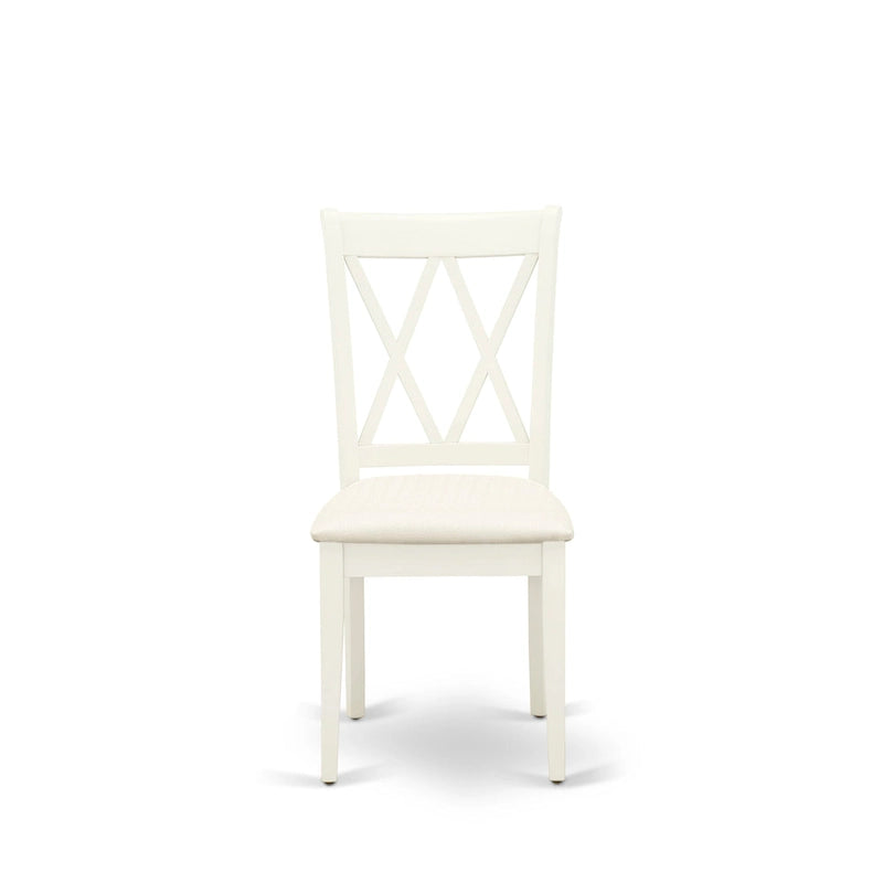 East West Furniture – Ensemble de salle à manger – Une table de salle à manger et des chaises de salle à manger – (Option finition et pièces)