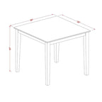 East West Furniture – Ensemble de salle à manger – Une table de salle à manger et des chaises de salle à manger – (Option finition et pièces)