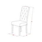 East West Furniture – Ensemble de salle à manger – Une table de salle à manger et des chaises de salle à manger – (Option finition et pièces)