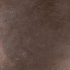 Table de bistrot Blake ronde 34 pouces à piédestal en aluminium fini laiton huilé