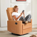 Fauteuil inclinable Winback marron avec massage, une place