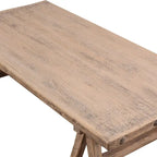 Table basse en bois naturel vieilli, 160 cm de long
